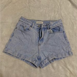 PacSun Bright Blue Denim Shorts